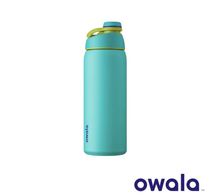 Gambar Owala TWIST's cap 32-Ounce (946ml) Insulated Stainless-Steel Water Bottle with Locking Push-Button Lid. - Basil dari Shipres Store undefined Tokopedia