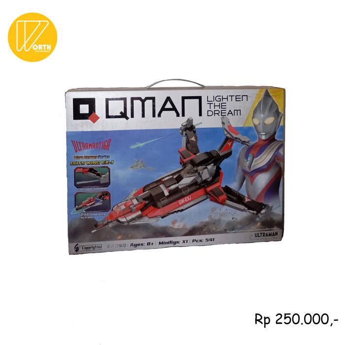 Gambar Brick - QMAN Ultraman Tiga Guts Wing EX-J dari WORTH Collectibles undefined Tokopedia
