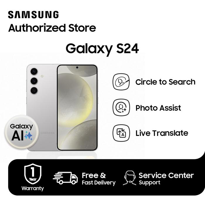 Gambar Samsung Galaxy S24 5G 8/256GB - Marble Gray dari Smile - Galaxy Authorized undefined Tokopedia