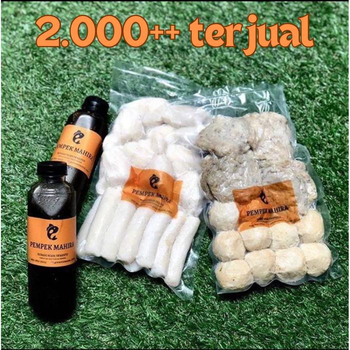Gambar Best Deal - Pempek Ikan Tenggiri Isi 40pcs + 2 botol cuko dari Pempek Mahira Official undefined Tokopedia