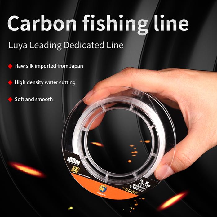 Gambar BingoLife Senar Pancing Fluorocarbon Murni Ukuran 0,8#~8# Maksimal 0,5mm 19kg Pure Carbon Fishing Line Sub Line Transparan - 0.8#0.15mm3.1kg dari naiklayur undefined Tokopedia
