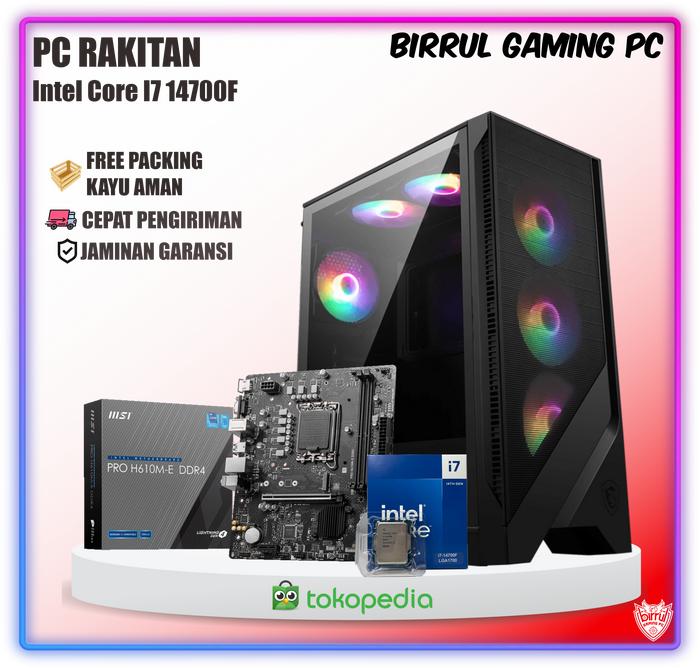 Jual Pc Gaming ddr4 i7 14700F I 16Gb I 256Gb I 1tb I Rx 7800 Xt
