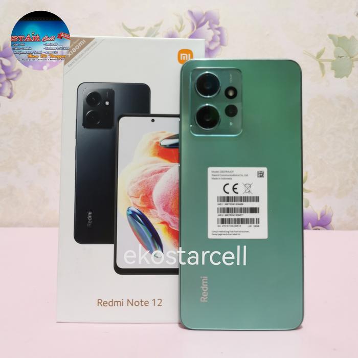 Gambar XIAOMI REDMI NOTE 12 4/128GB & 6/128GB & 8/128GB SECOND - Mint Green, 4/128GB dari eko star cell undefined Tokopedia