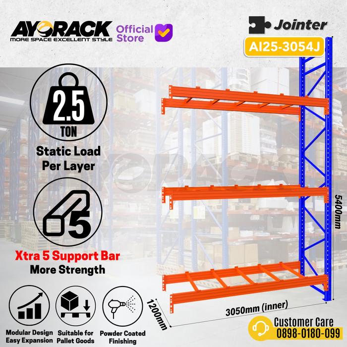 Promo AYORACK PALLET RACKING 2.5 TON AI25-3054S JOINTER RAK GUDANG ...