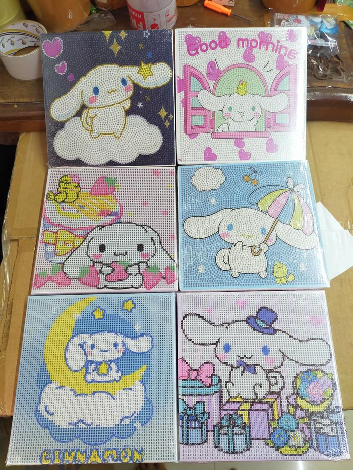 Gambar DIY Frame Diamond Painting Sticker Sanrio Stiker Diamond Kuromi Melody - FULL RNDM C dari Vnc onlineshop undefined Tokopedia