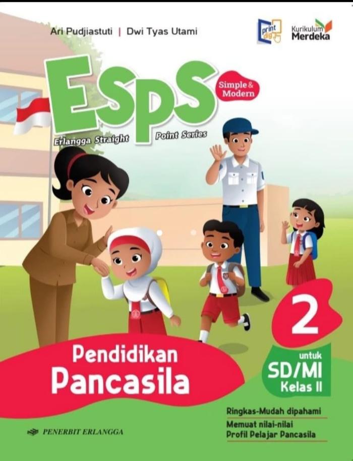 Jual ESPS PANCASILA KELAS 1 2 3 4 5 6 SD KURIKULUM MERDEKA ERLANGGA ...