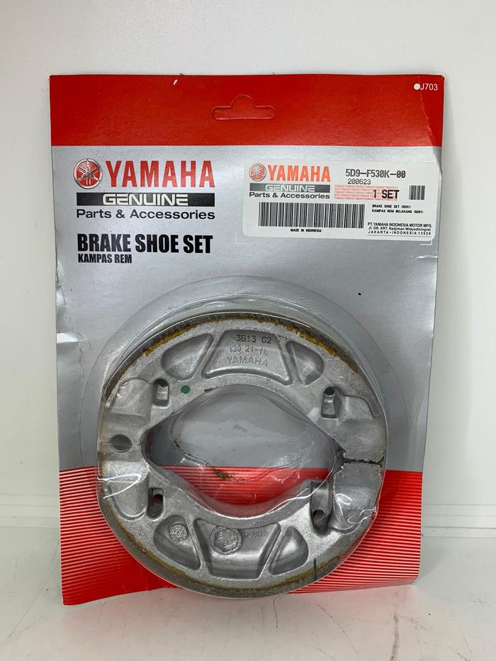Gambar Kampas Rem 5D9 untuk Tromol Belakang Vega ZR, Jupiter Z115, Vixion, Byson, Scorpio - Yamaha 5D9 dari Makmur Jaya Motor Pasar Minggu undefined Tokopedia