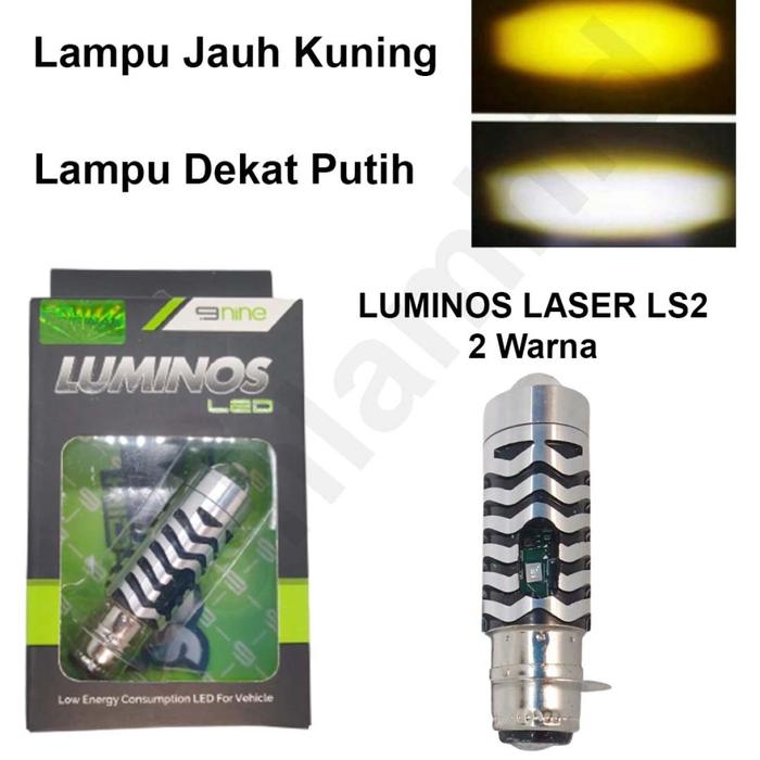 Gambar Lampu Motor LED Laser LUXIMOS SUPRA X 125 15W 2Warna H6 M5 T19 - LS2 dari bohlamhid undefined Tokopedia