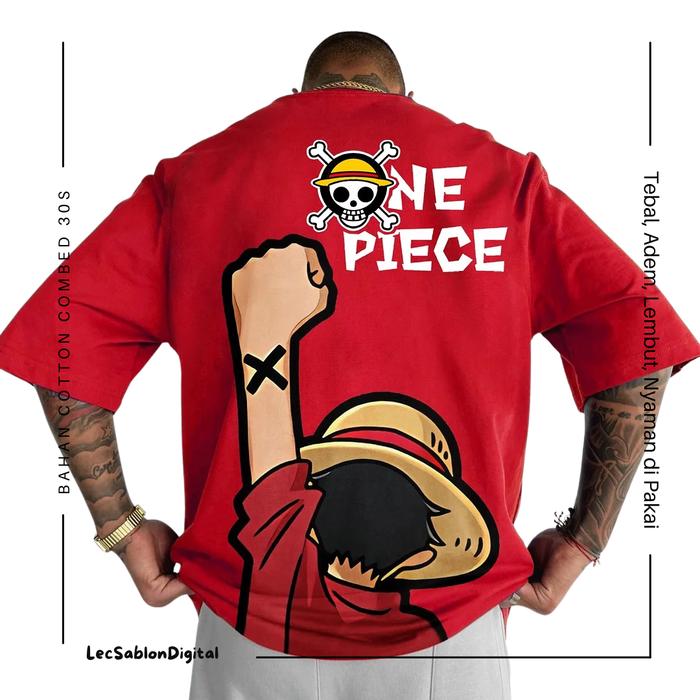 Gambar Kaos Oversize One Piece Colors Japan Anime Streetwear Tshirt - Merah, M dari lecsablondigital undefined Tokopedia