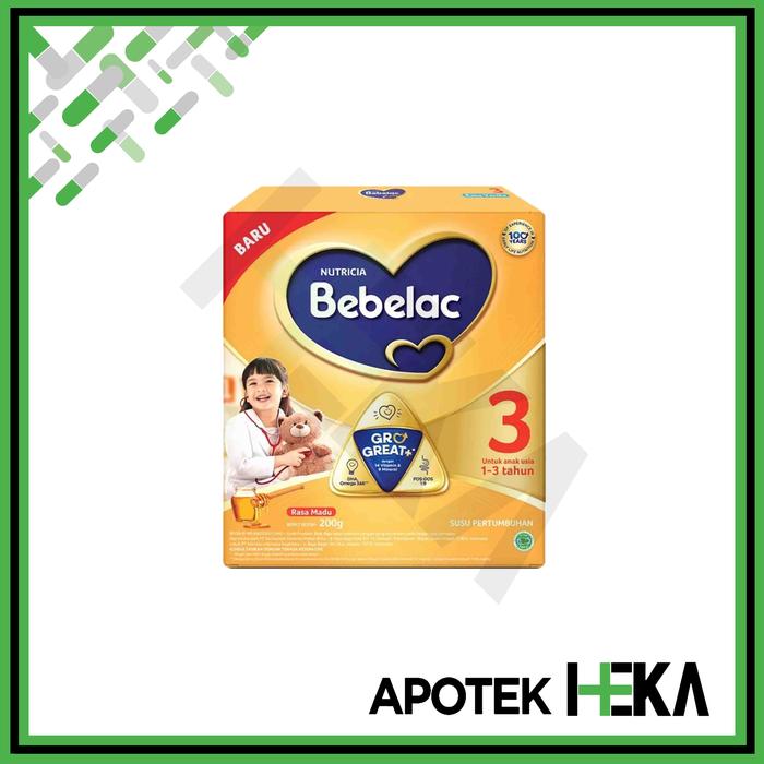 Gambar Bebelac 3 Great 200 g - Susu Bubuk Pertumbuhan dari Apotek Heka Semarang undefined Tokopedia