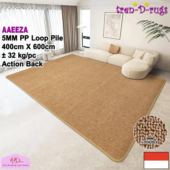 Gambar Tren-D-rugs karpet jumbo besar permadani polos alas lantai ruang tamu big size minimalis 400x600 NM's - Beige dari NMs Lets dress up your home undefined Tokopedia
