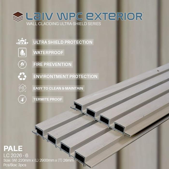 Gambar LAIV Cladding Outdoor Dinding Wallpanel Exterior 2.9 meter - Pale dari Hecca Interior undefined Tokopedia