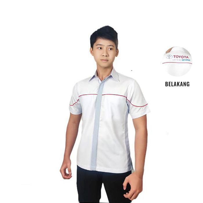 Gambar Kemeja Seragam Toyota Kerja Dealer Showroom SPG SPB Toyota Kantor - service-white, XL dari Teestore ID undefined Tokopedia
