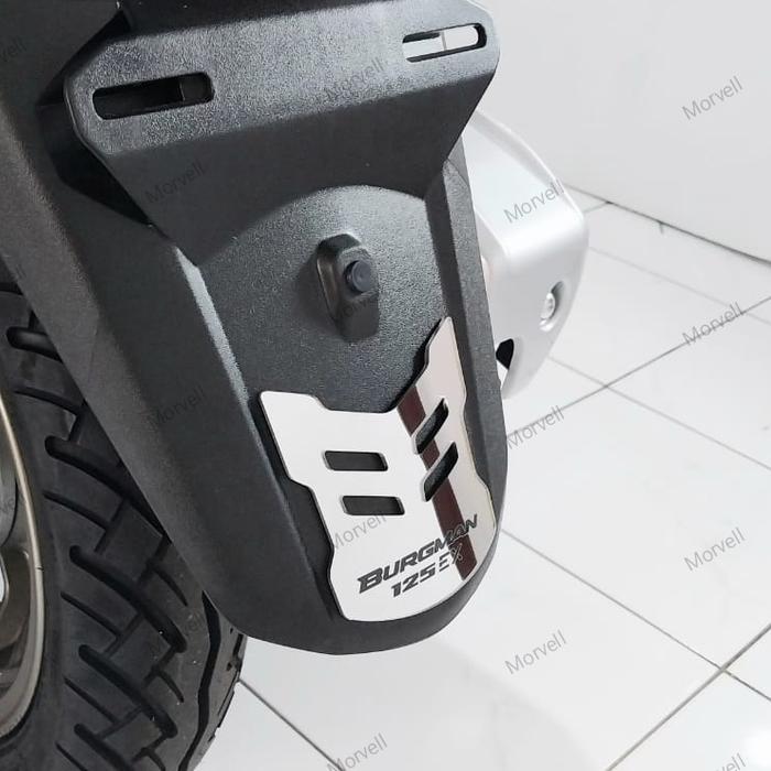 Gambar Suzuki Burgman125 EX Aksesoris cvt cover garnish rear fender - RrFender Silver dari Morvell Motoproject undefined Tokopedia