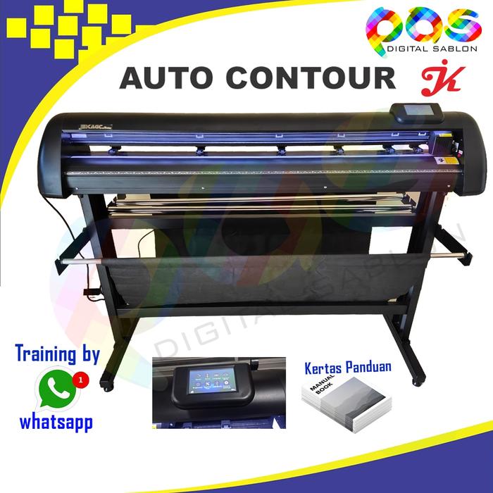 Gambar Mesin Cutting Sticker JINKA GC 1351 AUTO CONTOUR Langsung dari Corel - GC STARCUT dari Pas Digital Sablon undefined Tokopedia