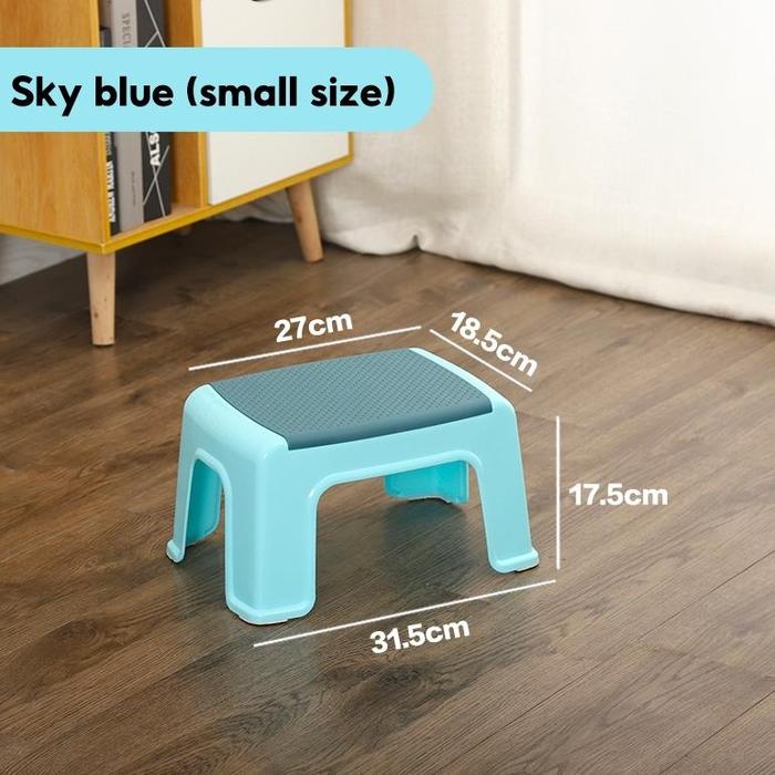 Gambar Kursi Jongkok Plastik Kursi Kecil Bangku Jongkok Anak Bangku Kecil - Biru【S】 dari Sambatan undefined Tokopedia