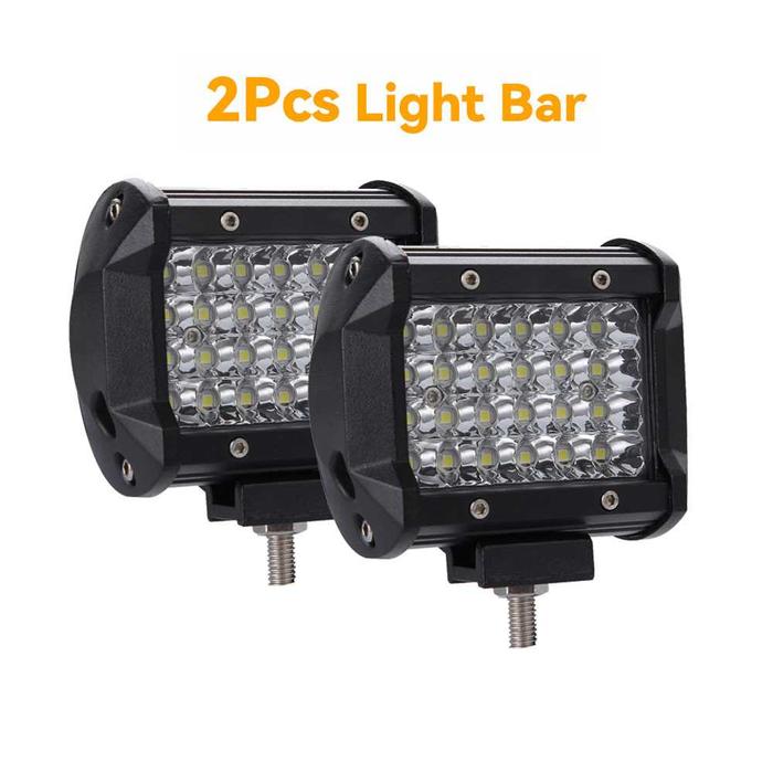 Gambar Lampu Sorot Tembak Mobil 2 PCS Cahaya Putih Floodlight Cool White Waterproof Anti Air - 24 LED dari TOKO OLIO undefined Tokopedia