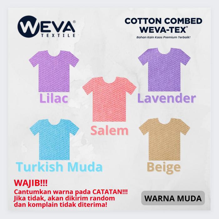 Gambar Bahan Kain Kiloan Cotton Combed 30s Bahan Kaos Distro - Warna Muda dari Weva Textile undefined Tokopedia