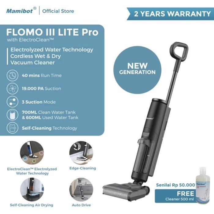Gambar Vacuum Cleaner Mamibot X-Lite Flomo 3/ Mamibot Flomo 3 X-lite - New Lite Pro dari Wijaya Homewares undefined Tokopedia