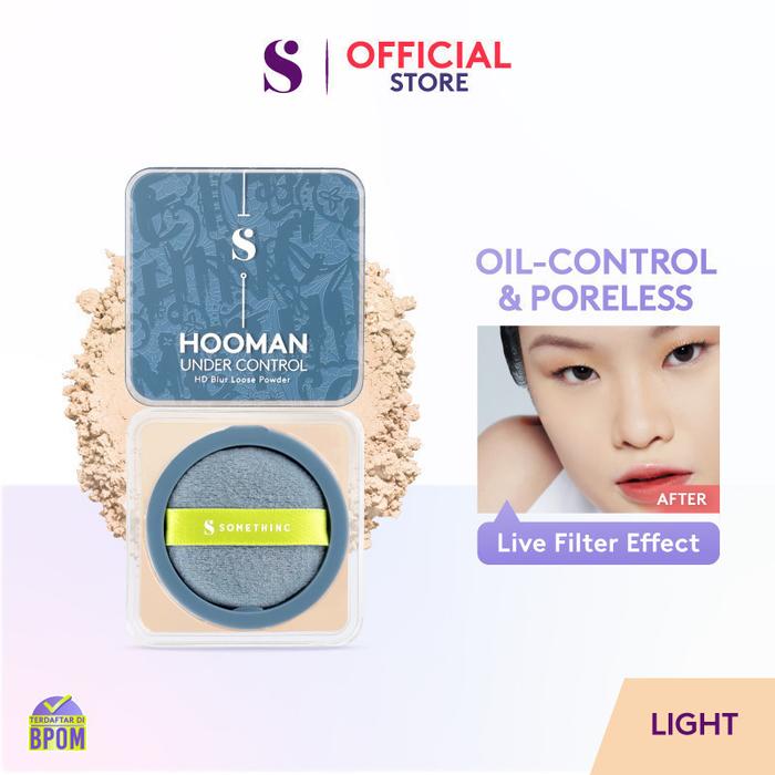 Gambar SOMETHINC Hooman Under Control HD Blur Loose Powder Bedak Tabur UnderControl - Light dari Novena Cosme undefined Tokopedia