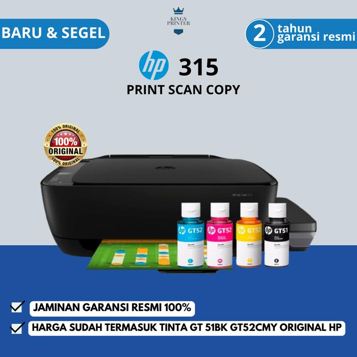 Gambar Printer HP Ink Tank 315 All in One dari Kings printer undefined Tokopedia