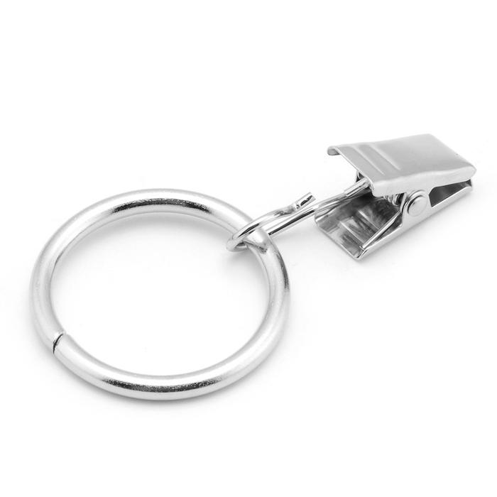 Gambar 12pcs/Set 32mm Klip Tirai,Curtain Rail Ring,Rel Gorden Ring Dengan Klip Dan Pengait,Pengait Tirai - Perak dari Hidap Elegan3 undefined Tokopedia