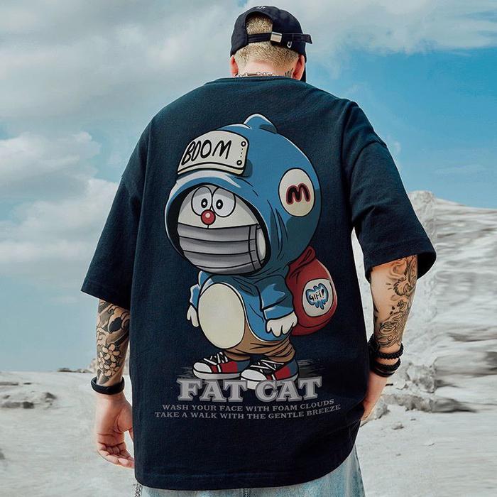 Gambar KAOS BIGSIZE DORAEMON XXL XXXL XXXXL XXXXXL KAOS KARTUN OVERSIZE KAOS KARAKTER M L XL 2XL 3XL 4XL 5XL JUMBO - Hitam, M dari Kaos_Jepang_Jumbo undefined Tokopedia
