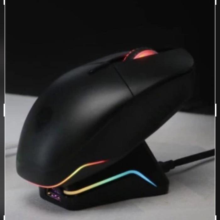 Gambar Rexus RX130 Shaga Wireless Gaming Mouse 3 connection RGB rechargeable - Hitam dari Click & Go Tokopedia undefined Tokopedia