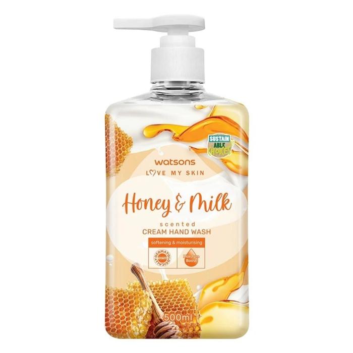 Gambar watsons hand wash 500ml - Honey & Milk dari Raynaa Shop undefined Tokopedia