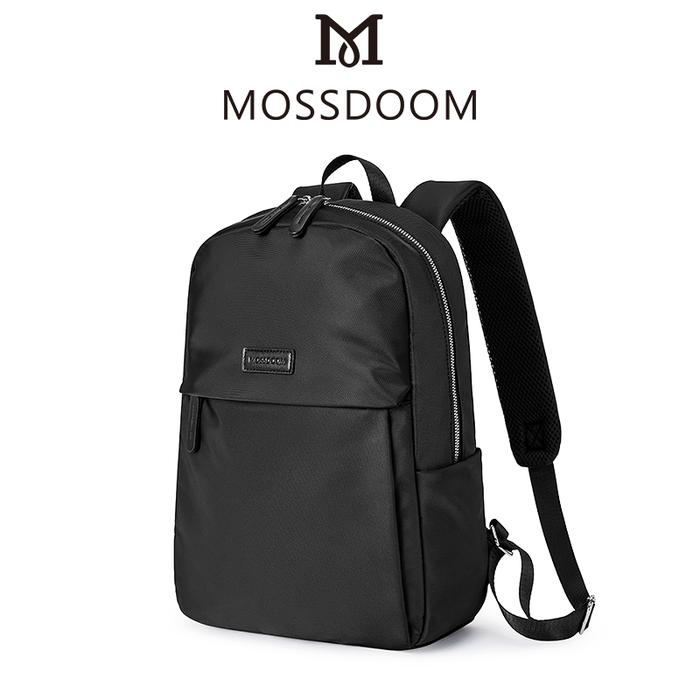 Gambar MOSSDOOM Tas Ransel Wanita Tahan Air Tas Sekolah - Hitam 14inc dari MOSSDOOM undefined Tokopedia