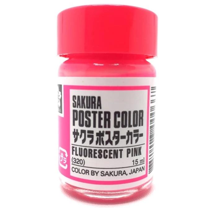Promo Cat Poster Color Sakura 15 ml COLOR BY SAKURA JAPAN - Fluo. Pink ...