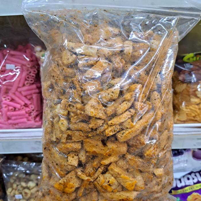 Gambar basreng pedas daun jeruk 50gr - pedas 250g dari ANNAFI STORE SILIWANGI undefined 4 Tokopedia