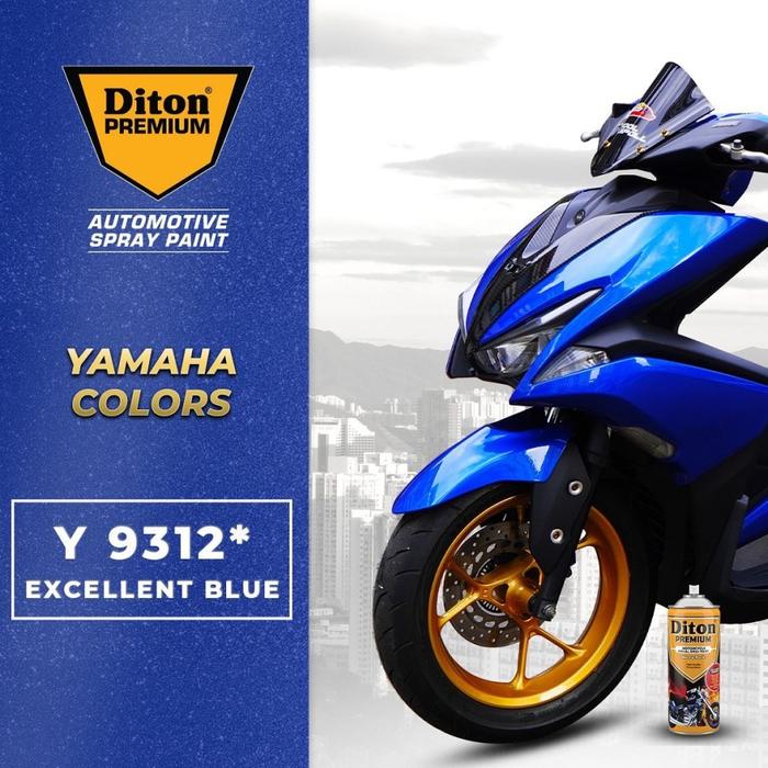 Gambar Cat Semprot Pilox Diton Premium 400cc Yamaha Colors 9312 Excellent Blue - 9312 EXC BLUE dari LUXE HOME ID undefined Tokopedia
