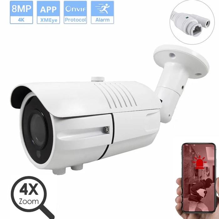 Gambar 8MP IP POE Bullet Camera Outdoor 2.8-12MM Lens P2P ONVIF Home Se dari Enchantress Code undefined Tokopedia