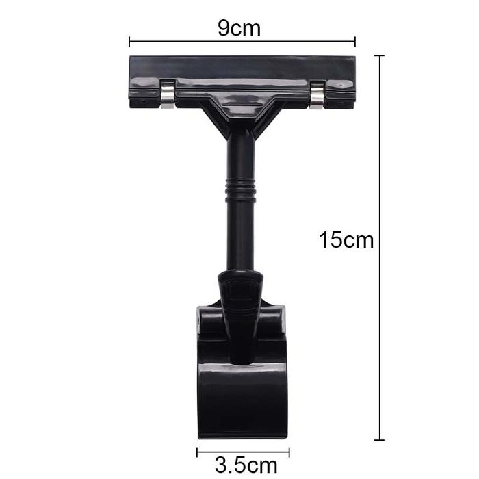 Gambar Label Harga 10 pcs Klip Populer Pop Card Price Tag Jepit Penjepit Label Harga Price Tag - klip/15cm/Hitam dari Pulau Kuril 818 undefined Tokopedia