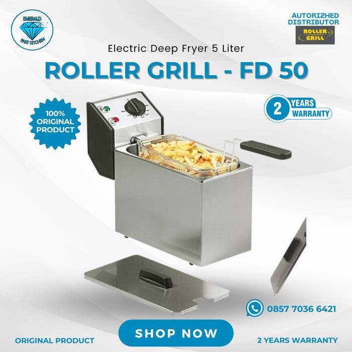 Gambar Electric Deep Fryer Roller Grill - FD 50 Garansi Original Resmi - FD 50 dari Bekasi Kitchen Partt undefined Tokopedia