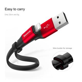 Gambar Kabel Data iPhone Nimble Charger Powerbank Fast Charging Cable Baseus - Merah dari gajettoid undefined Tokopedia