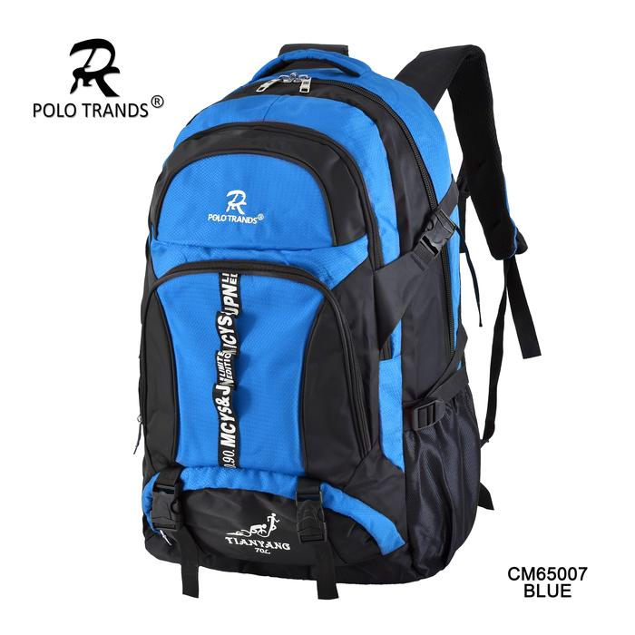 Gambar Tas Gunung Polo Trands CM65005-Hiking Adventure - 65007-BLUE dari Polo Trands undefined Tokopedia