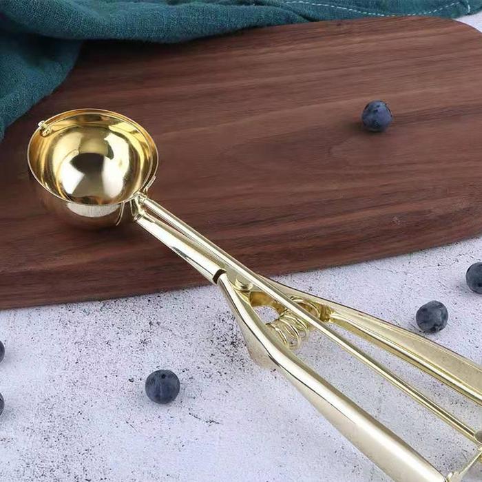 Gambar Sendok Scoop Ice Cream Scoop Takar Es Krim Cookies Yoghurt Skop EsKirm - 01 Gold Kecil dari Forbake Kota Administrasi Jakarta Barat Tokopedia