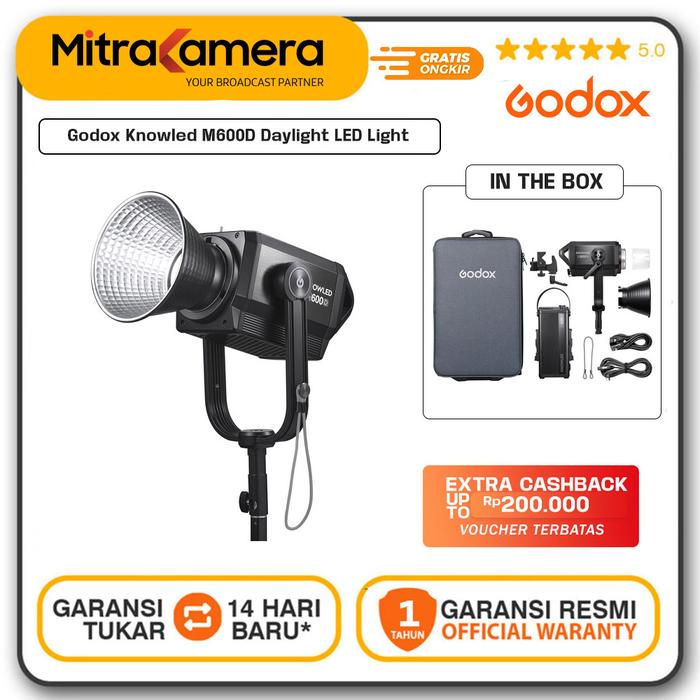 Gambar Godox Knowled M600D Daylight LED Light dari Mitrakamera undefined Tokopedia