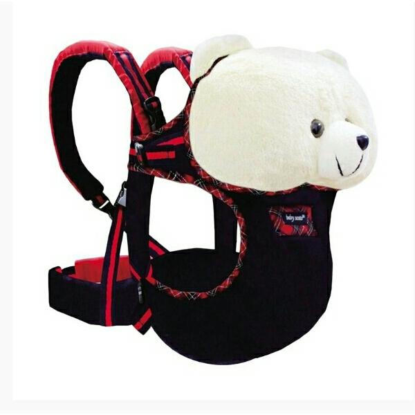 Gambar Gendongan depan dan belakang anak bayi merek baby scots pakai boneka - Biru dari WULANDA BABY undefined 4 Tokopedia