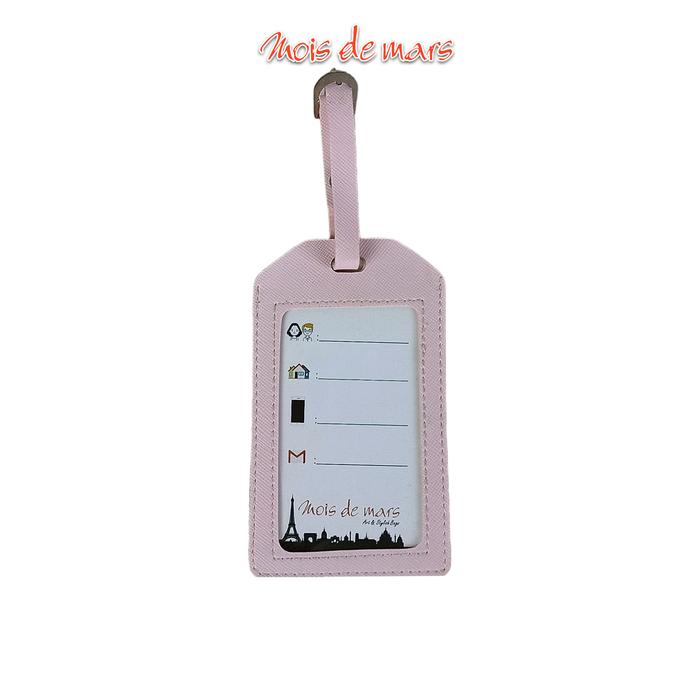 Gambar ID Card - Tag ID Untuk Tas / Travel Bag - MOIS DE MARS - Tag ID - Pink dari Mois De Mars Bags undefined Tokopedia