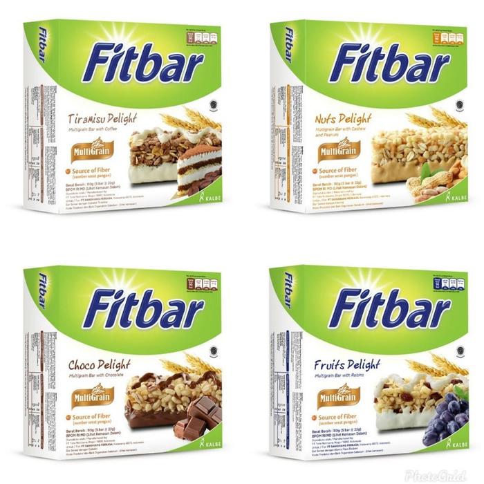 Gambar Murah Lebay Fitbar Cemilan Instan Untuk Diet 1 box isi 5pcs x 22 gram - Choco delight dari qistinashop undefined Tokopedia