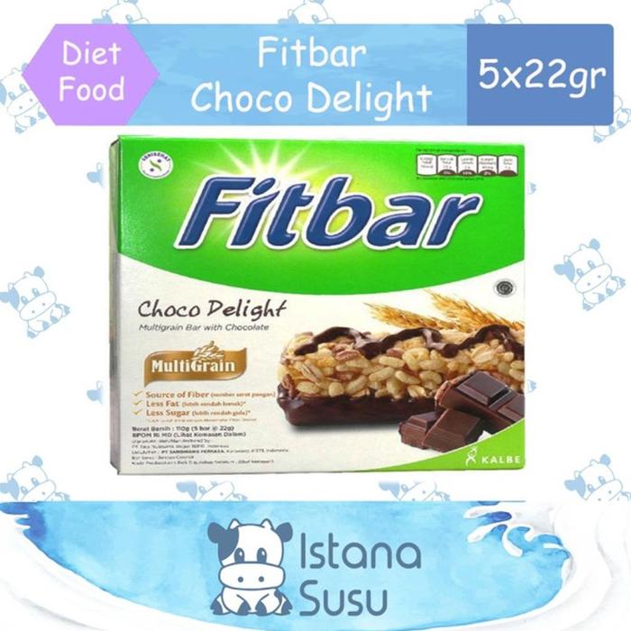 Gambar Pasti Laku Fitbar Cemilan Instant Untuk Diet 1 Box Isi 5 / 12 Pcs 20gr - Choco Delight 5 dari padhilshop undefined Tokopedia
