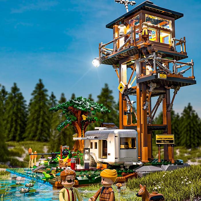 Gambar Funwhole light building blocks open-air camp ornaments toy model small street view building blocks Roblox Figure set dari Brothersshop89 undefined Tokopedia