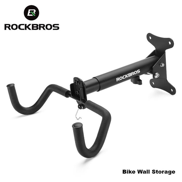 Gambar Rockbros Standar Dinding Sepeda Retractable 27210016001 Bicycle Wall Rack Storage dari wonzila undefined Tokopedia