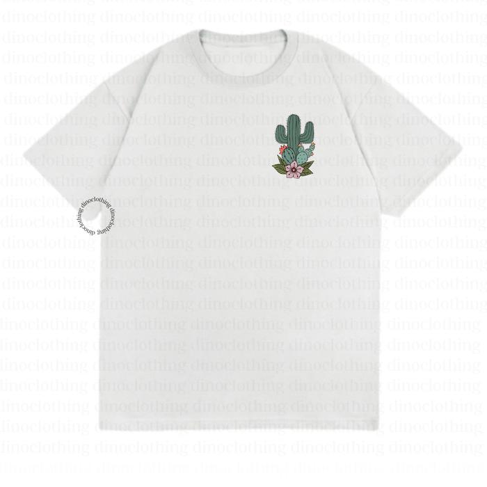 Gambar Dino Clothing - KAOS KAKTUS/ TSHIRT / KAOS OVERSIZE WANITA / KAOS WANITA DEWASA / KAOS KATUN - Putih, S dari This is Dino undefined Tokopedia