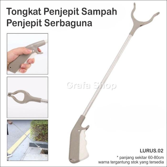 Gambar Tongkat jepit serbaguna/ alat capit barang/ stick penjepit sampah - LURUS.02 dari Grafa undefined Tokopedia