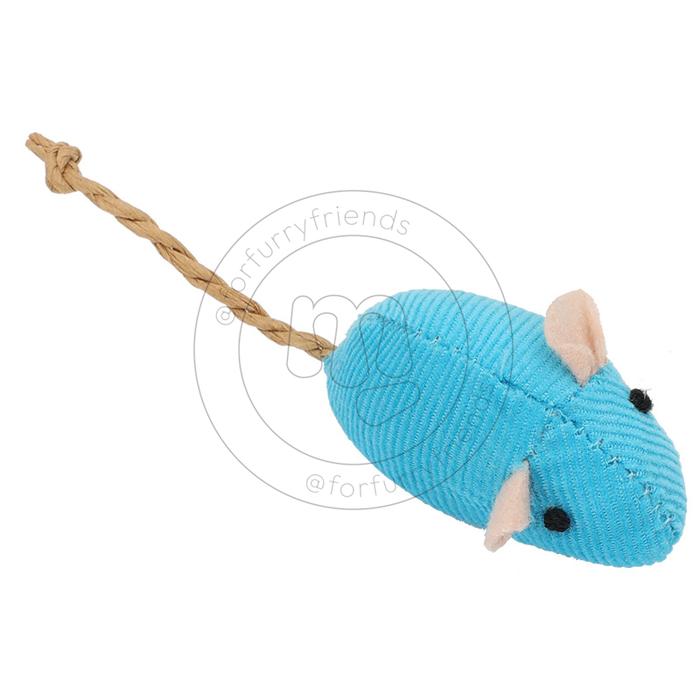 Gambar Cat Toys Plush Mice | Mainan Kucing Bentuk Tikus Lucu Dengan Isian Catnip - BLUE dari For Furry Friends undefined Tokopedia