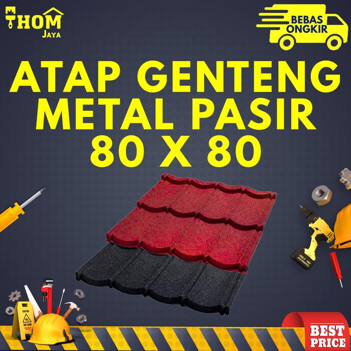 Jual ATAP GENTENG METAL PASIR / ATAP GENTENG METAL / ATAP GENTENG